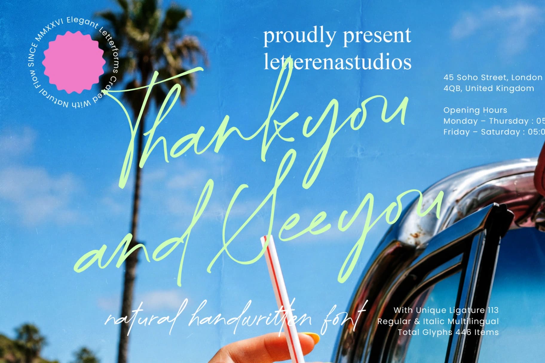 Preview 15 for Calistany Sweet Romance - Natural Handwritten Font