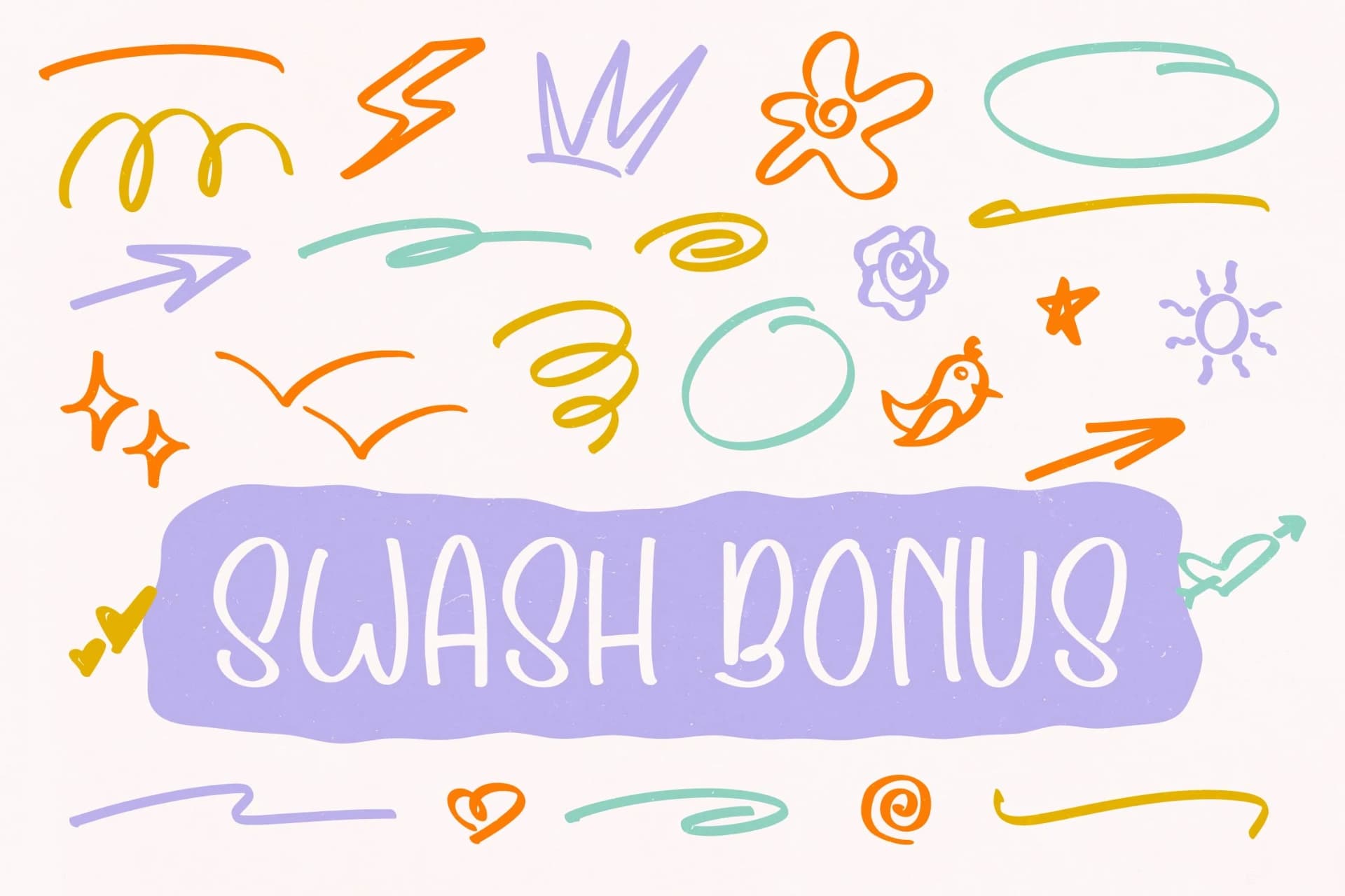 Preview 12 for Childwop Finnaly - Handwritten Kids Font