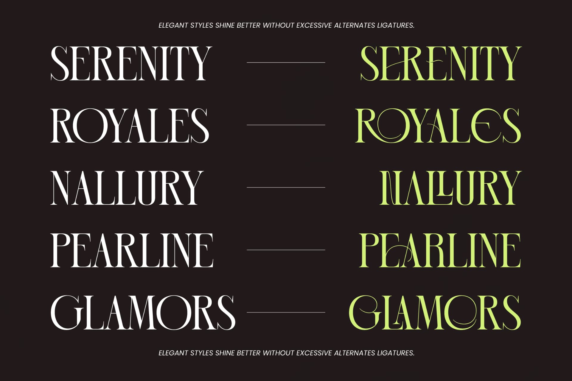 Preview 12 for Blonare – Luxury High Contrast Serif