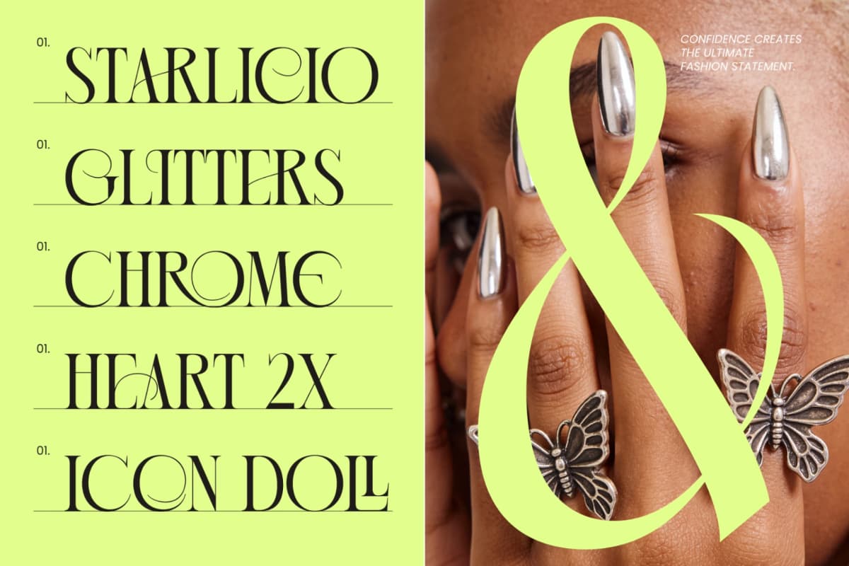 Preview 6 for Blonare – Luxury High Contrast Serif
