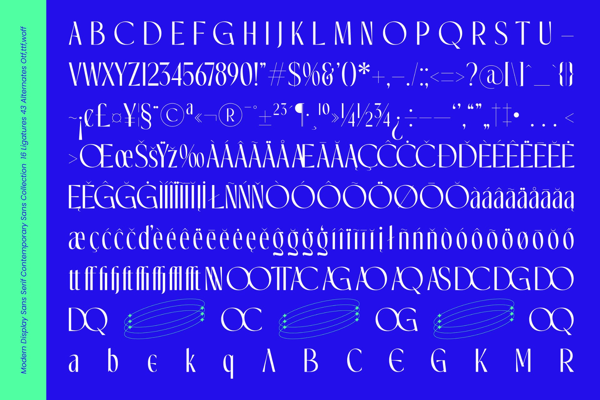 Preview 13 for Dekota – Modern Display Sans Serif