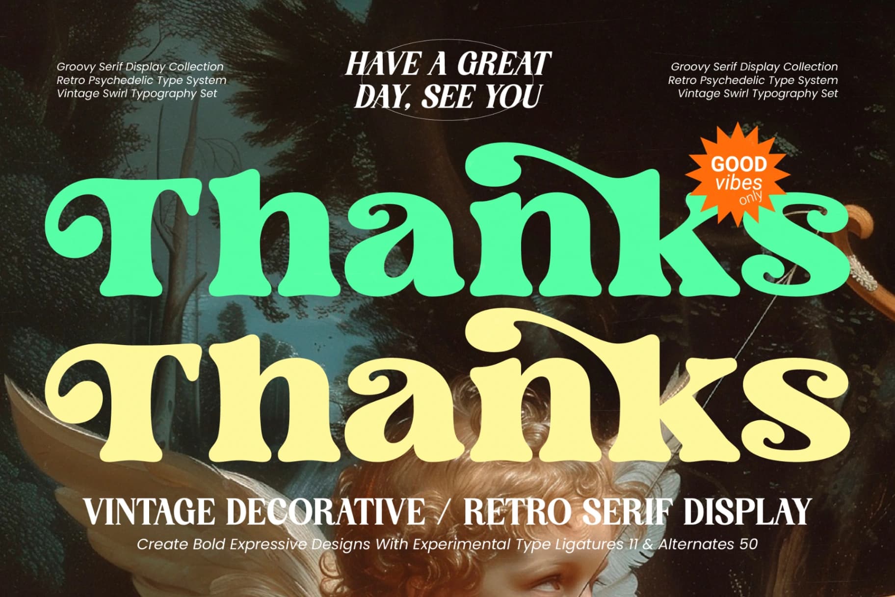 Preview 15 for Magic Target – Retro Serif Display