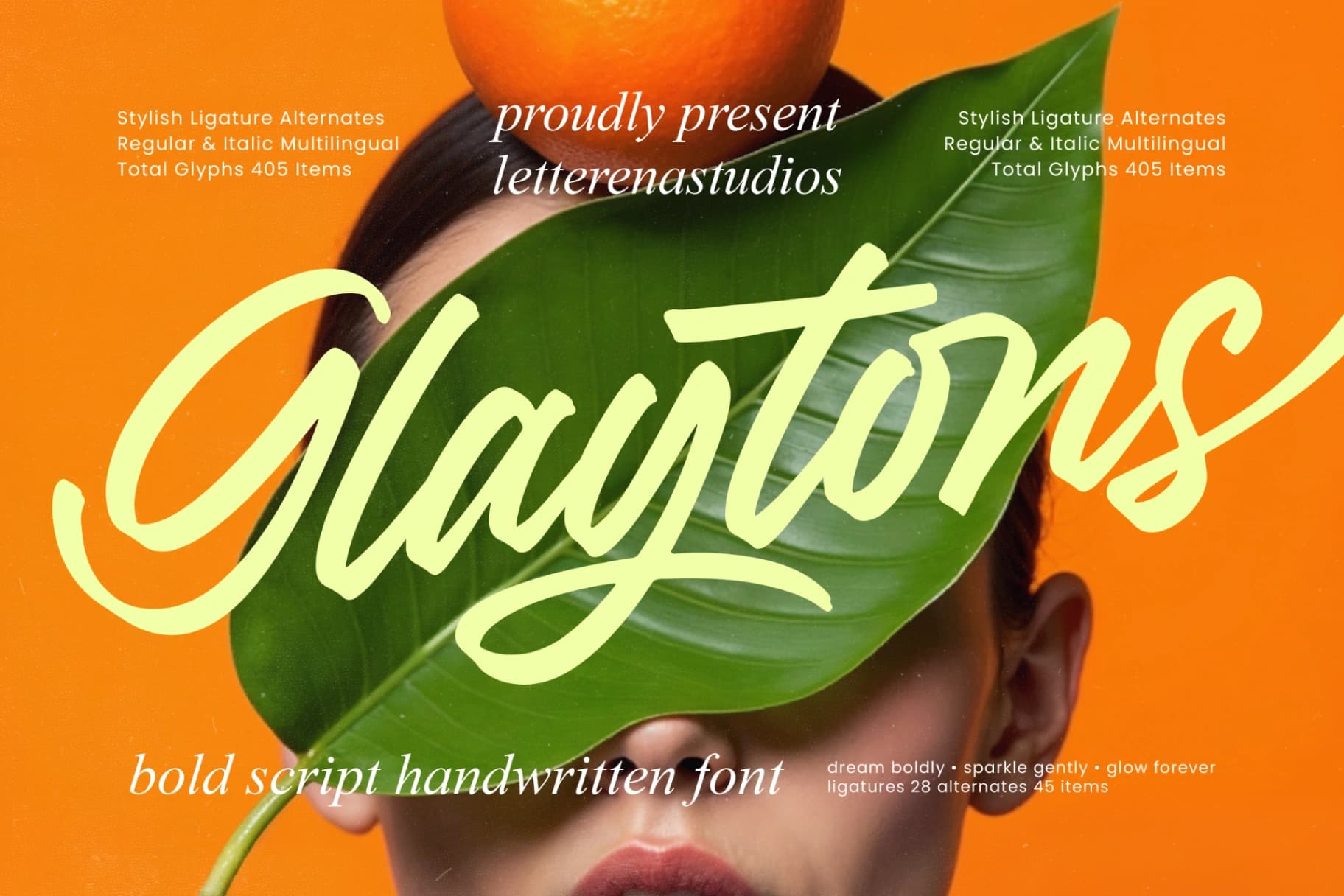 Preview of Glaytons - Bold Script Handwritten Font font