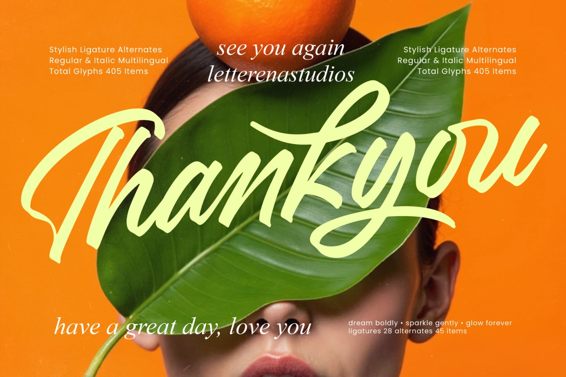 Preview 15 for Glaytons - Bold Script Handwritten Font