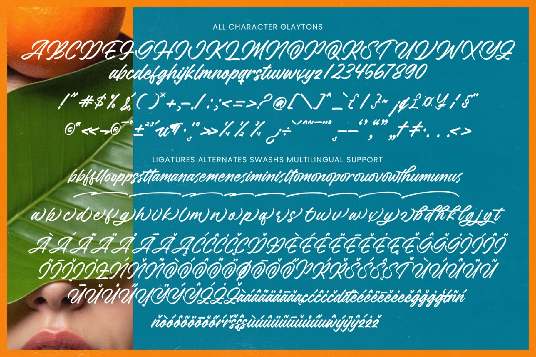 Preview 14 for Glaytons - Bold Script Handwritten Font