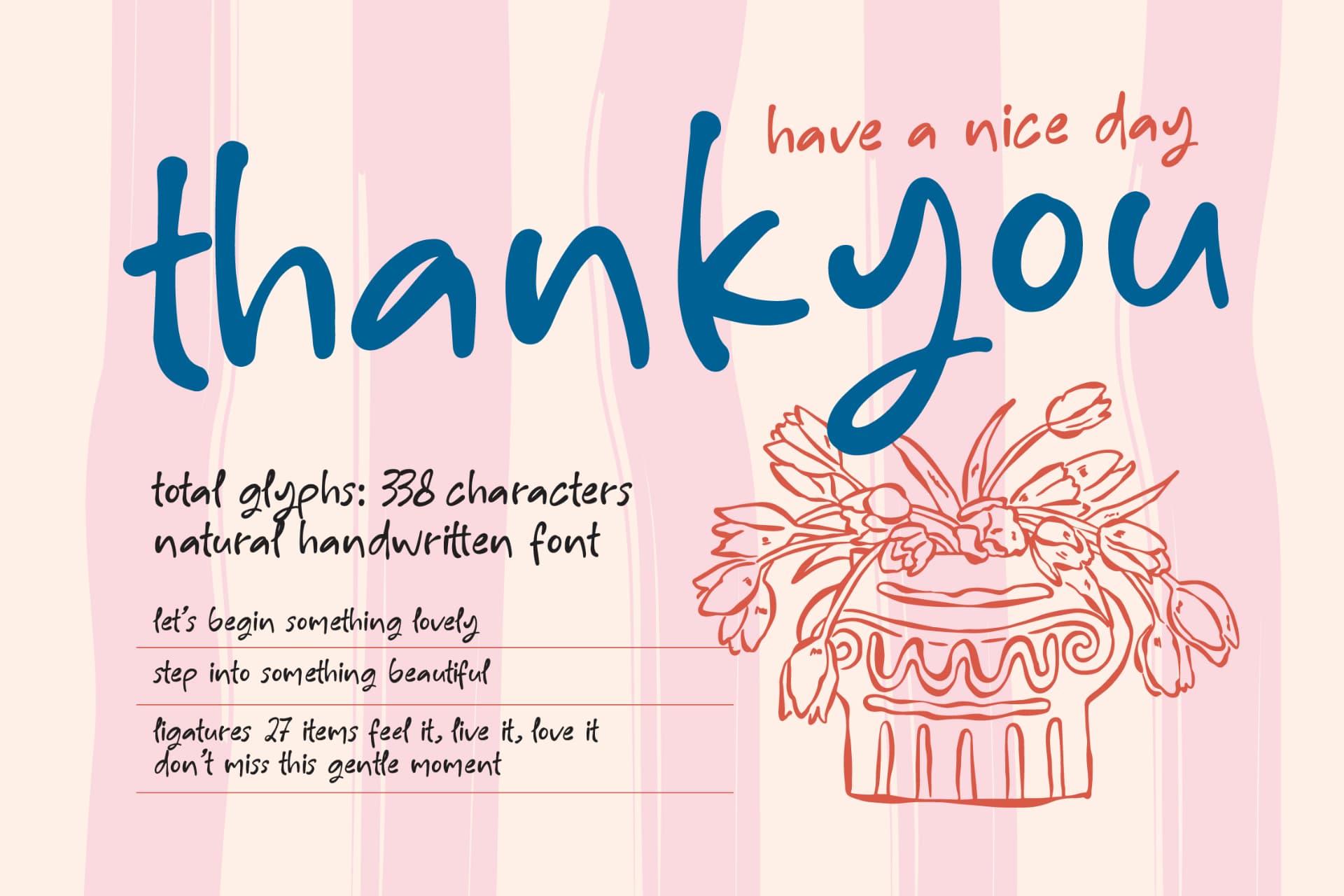 Preview 15 for Honey La Joy - Natural Handwritten Font