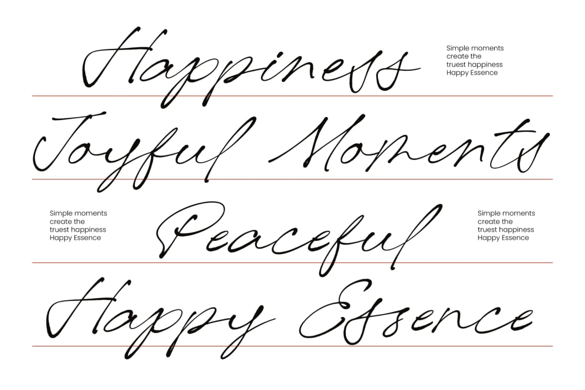 Preview 4 for De Rough Belmonty - Modern Rough Signature