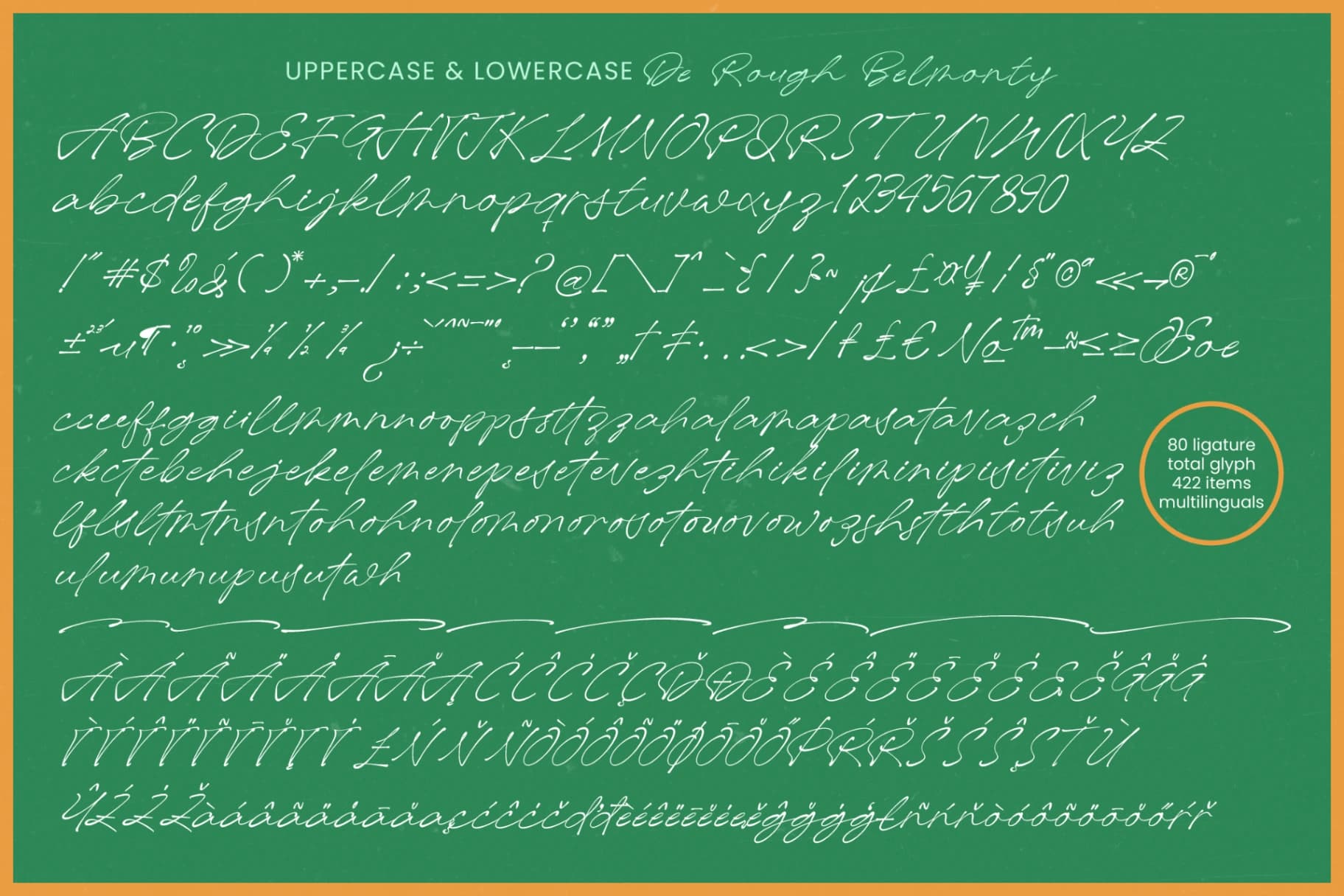 Preview 14 for De Rough Belmonty - Modern Rough Signature
