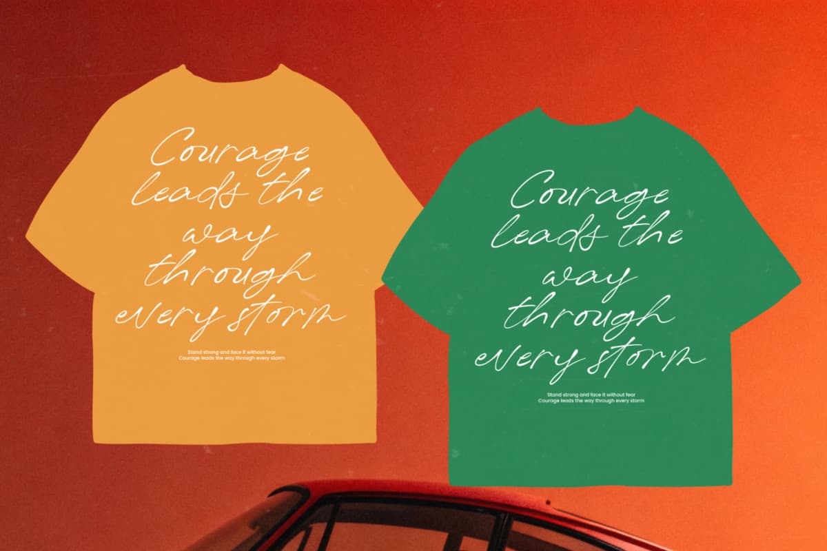Preview 13 for De Rough Belmonty - Modern Rough Signature