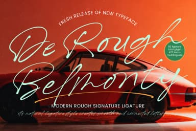 De Rough Belmonty - Modern Rough Signature