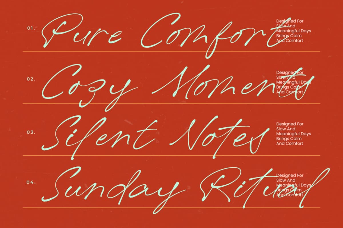 Preview 6 for De Rough Belmonty - Modern Rough Signature
