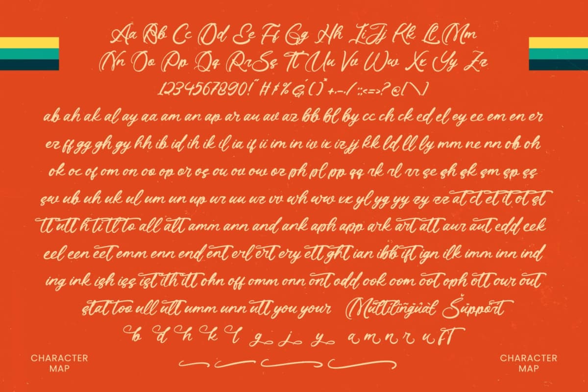 Preview 13 for Janhira - Aesthetic Handwritten Font