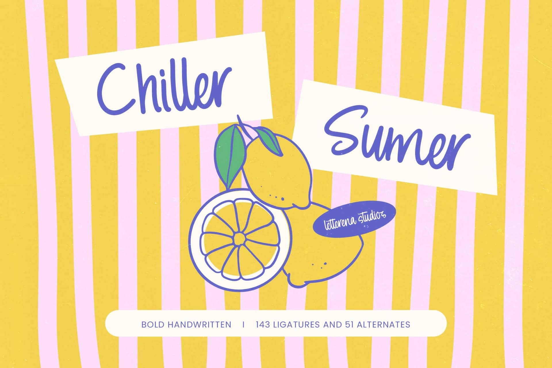 Preview 1 for Chiller Sumer - Bold Handwritten
