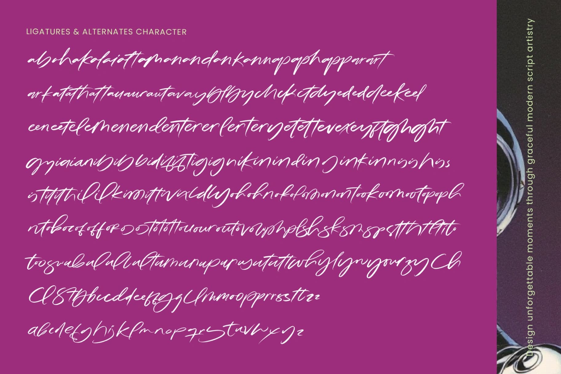 Preview 13 for Magnetic Playback - Handbrush Script Font