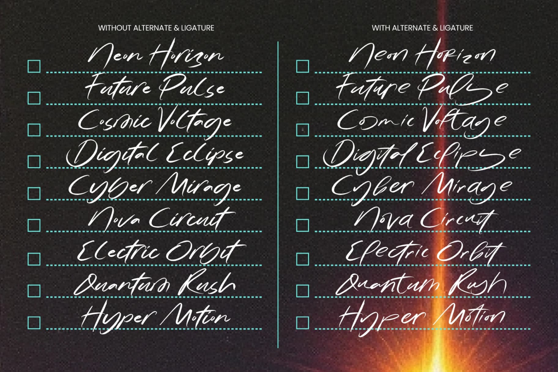 Preview 7 for Magnetic Playback - Handbrush Script Font