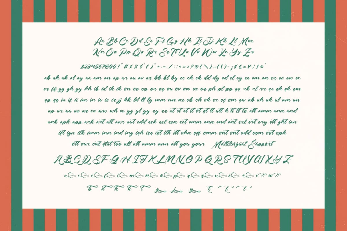 Preview 14 for Sanita Yughi - Bold Calligraphy