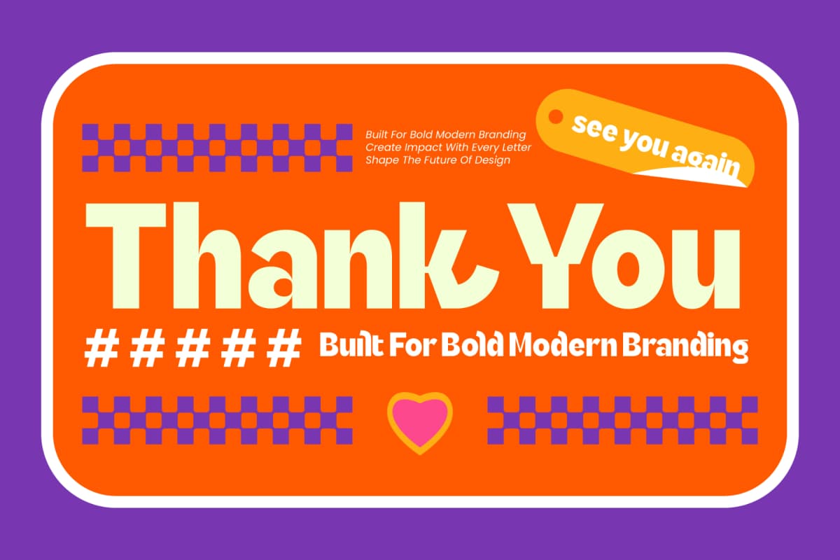 Daily Quick – Bold Geometric Sans Serif font preview 15