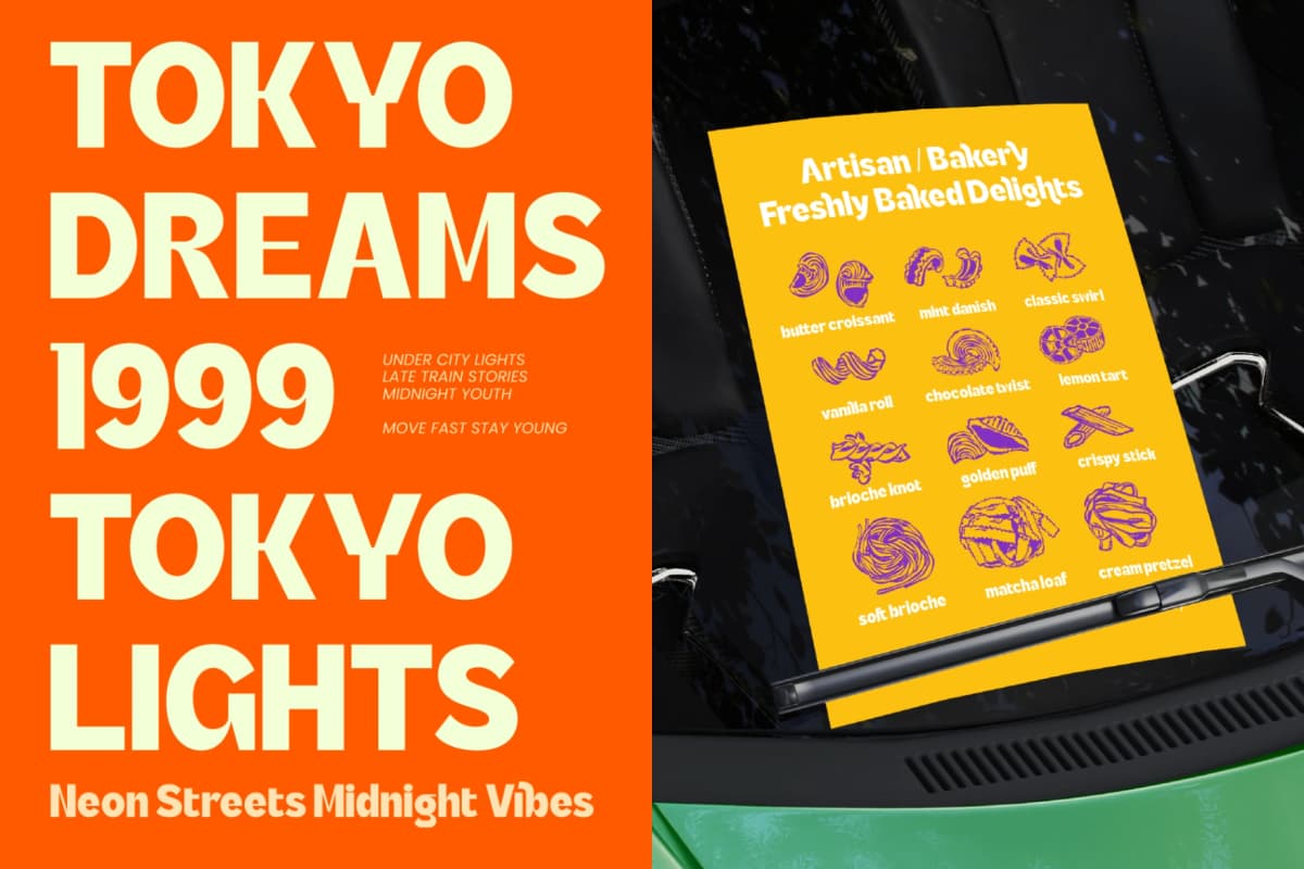 Daily Quick – Bold Geometric Sans Serif font preview 3