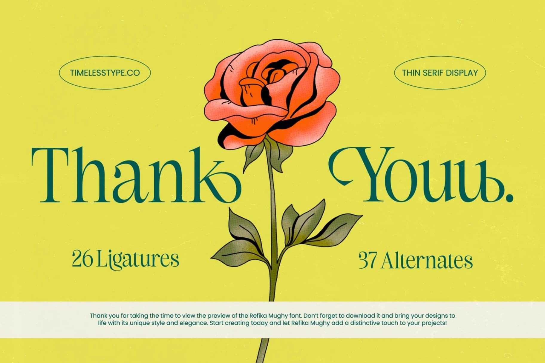 Preview 15 for Refika Mughy – Thin Serif Display