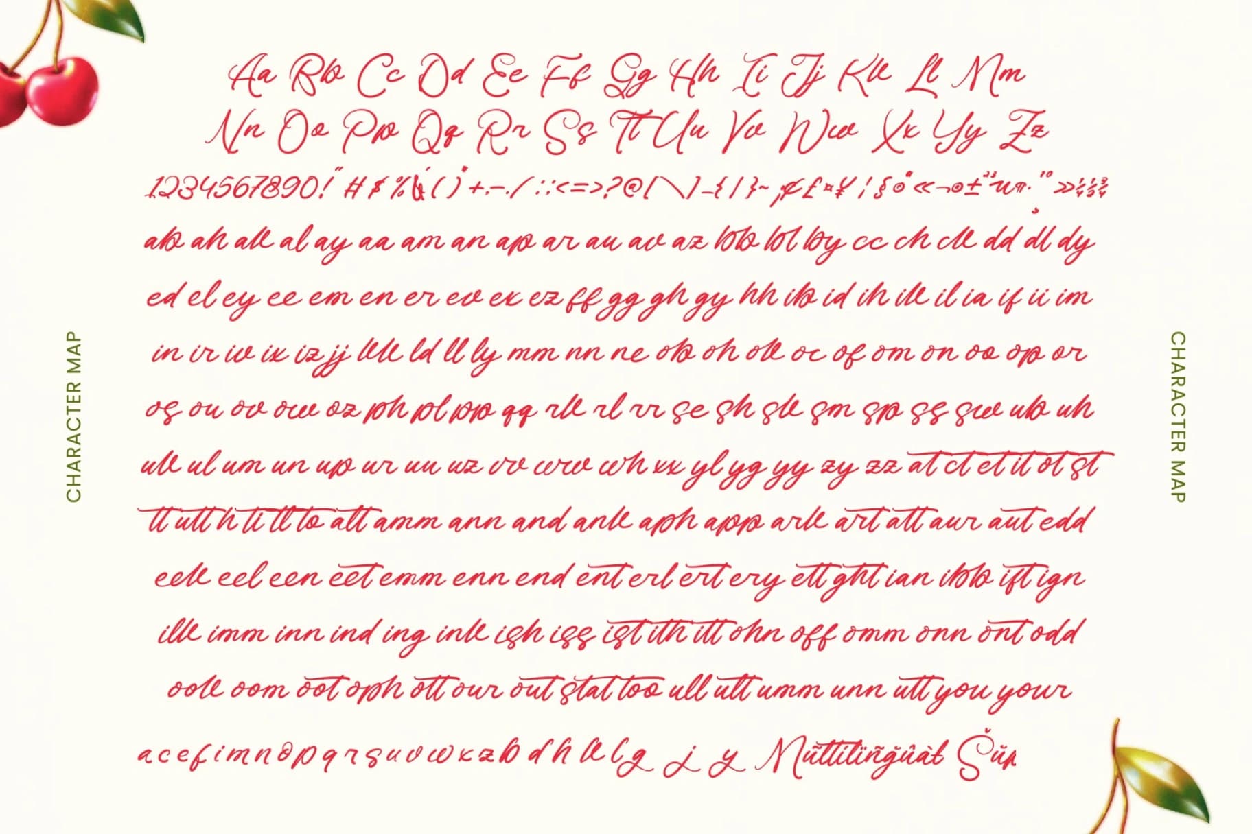 Preview 14 for Juicy Cheri - Aesthetic Handwritten