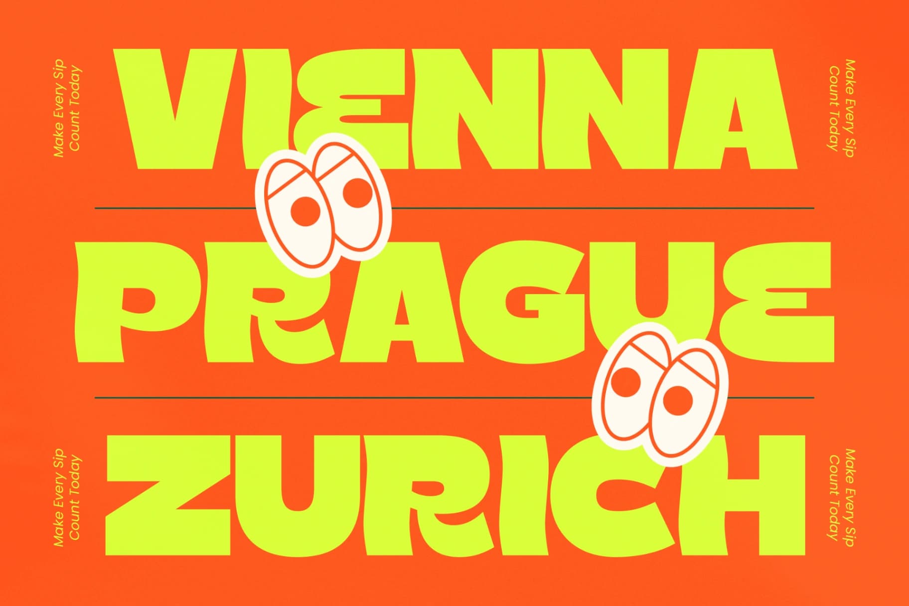 Preview 7 for Morablu – Groovy Display Font