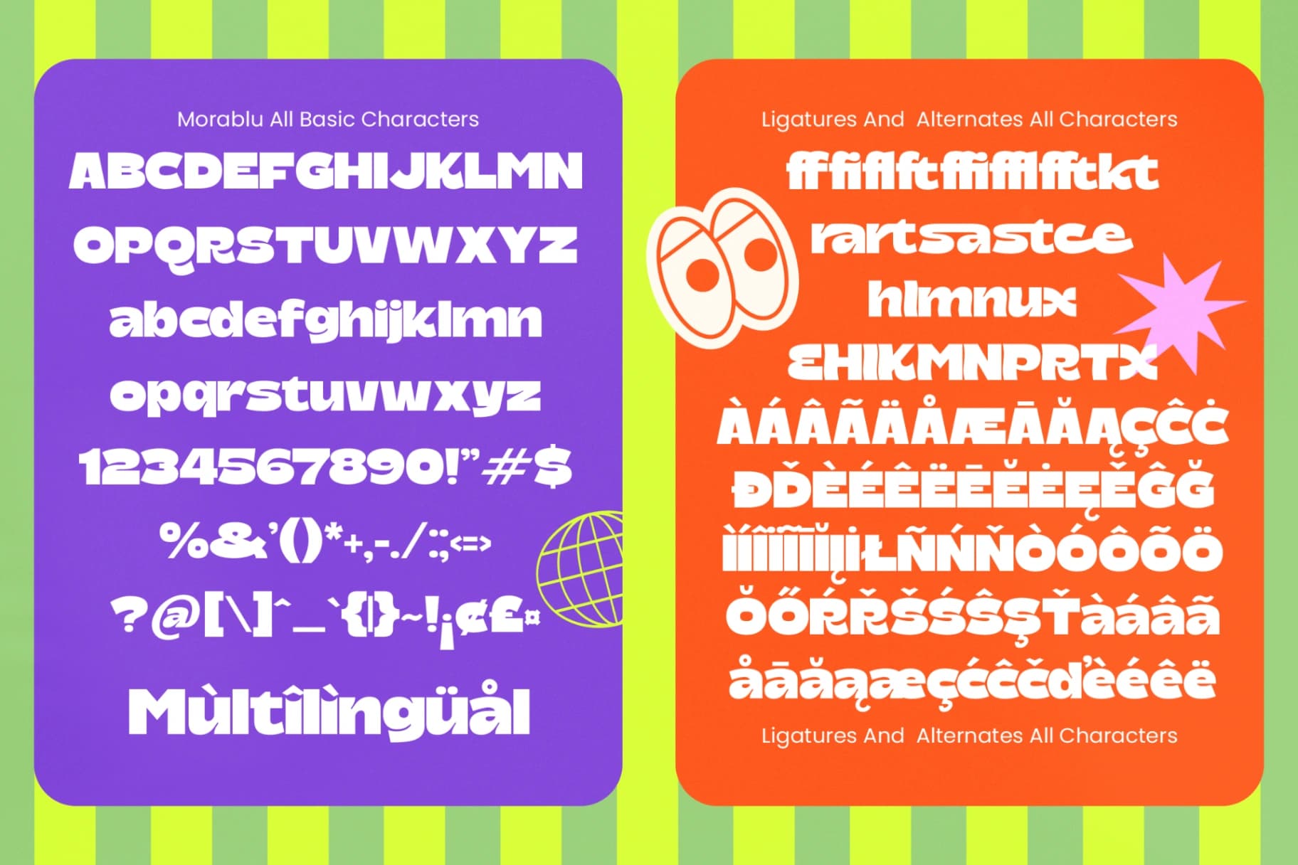 Preview 14 for Morablu – Groovy Display Font