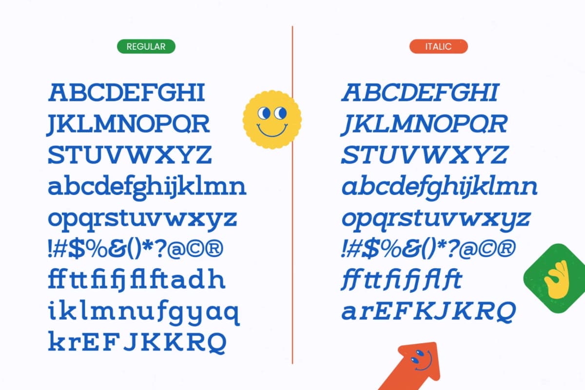 Rotter Damn – Slab Serif Display font preview 14