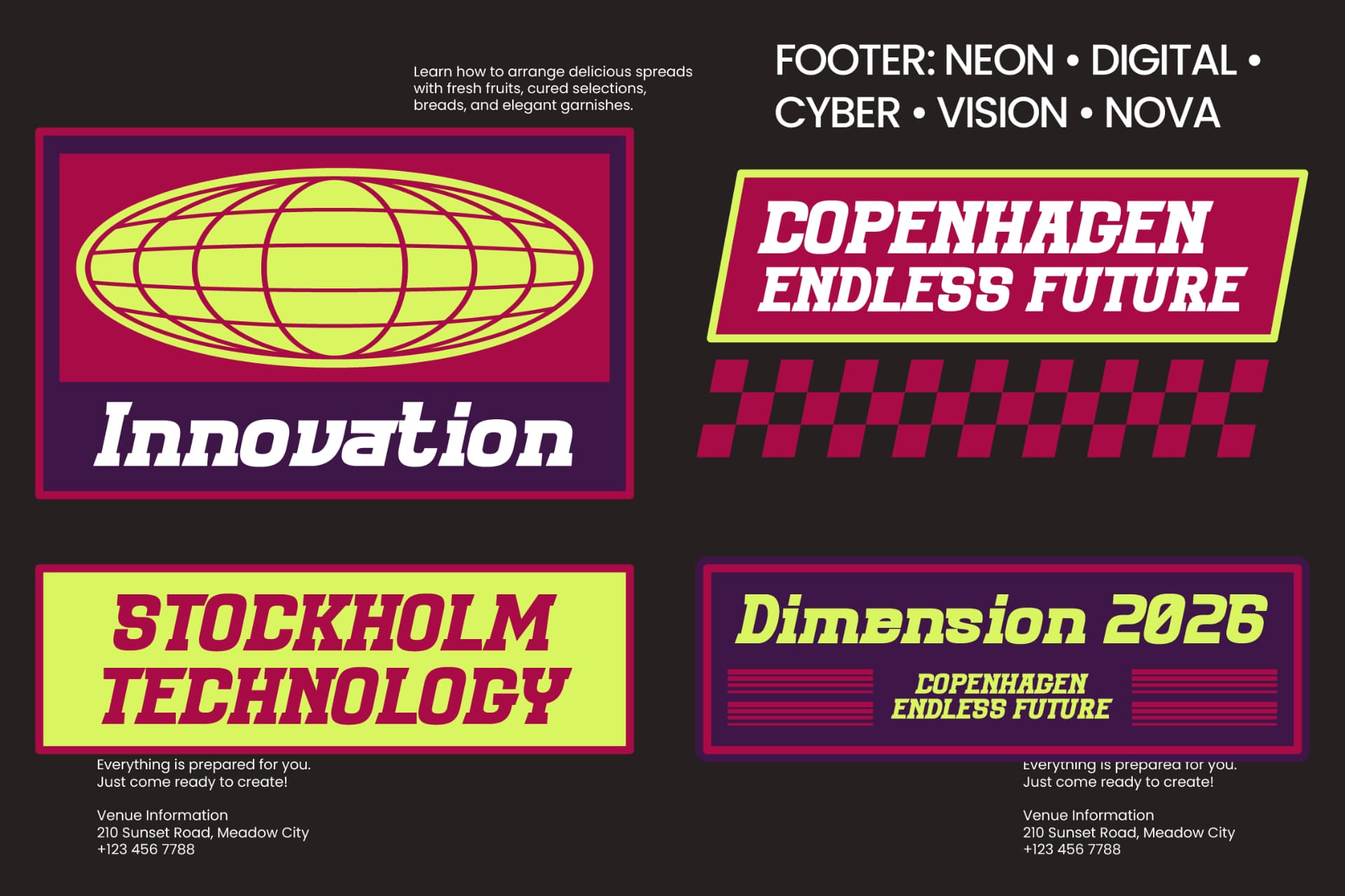 Preview 14 for Quantum Orbitals Signal – Bold Extended Futuristic Sans Serif
