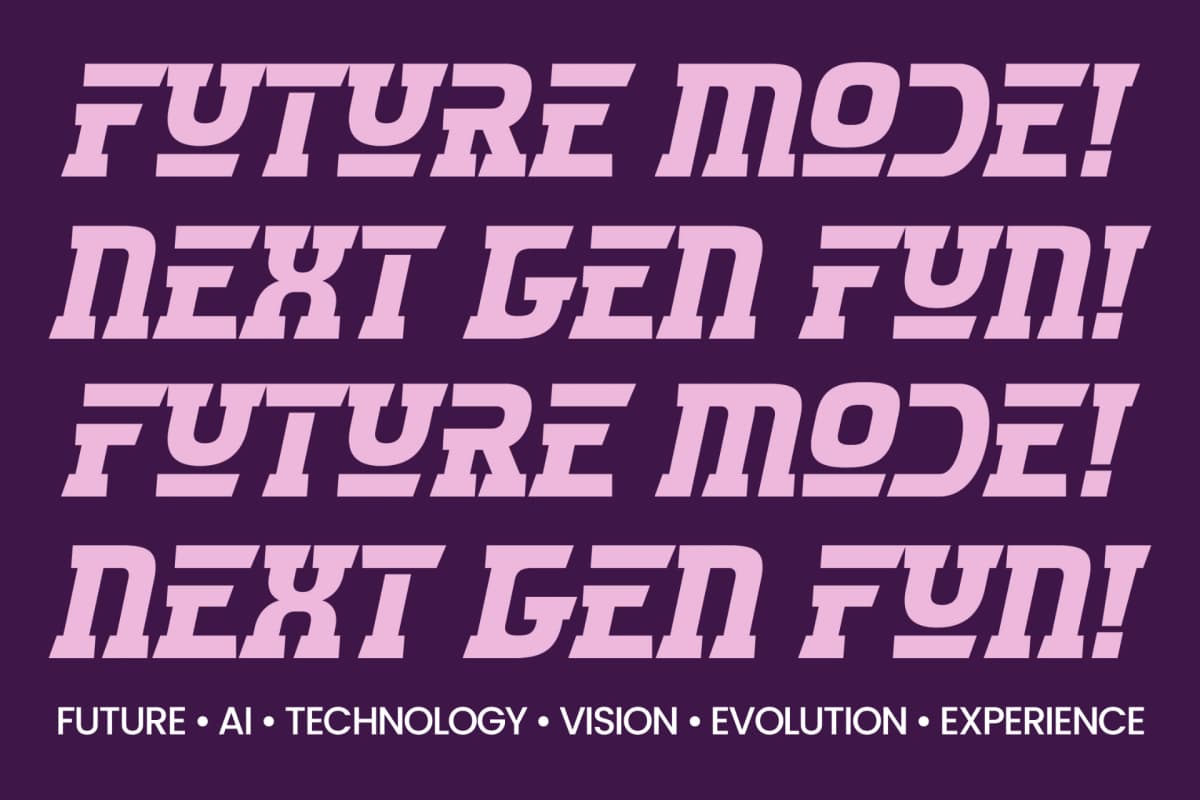 Quantum Orbitals Signal – Bold Extended Futuristic Sans Serif font preview 10
