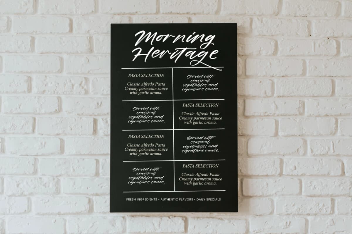 Garden Harmony - Handwritten Brush Script font preview 7