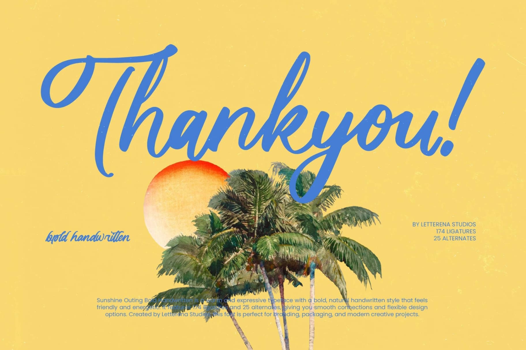 Preview 10 for Sunshine Outink - Bold Handwritten