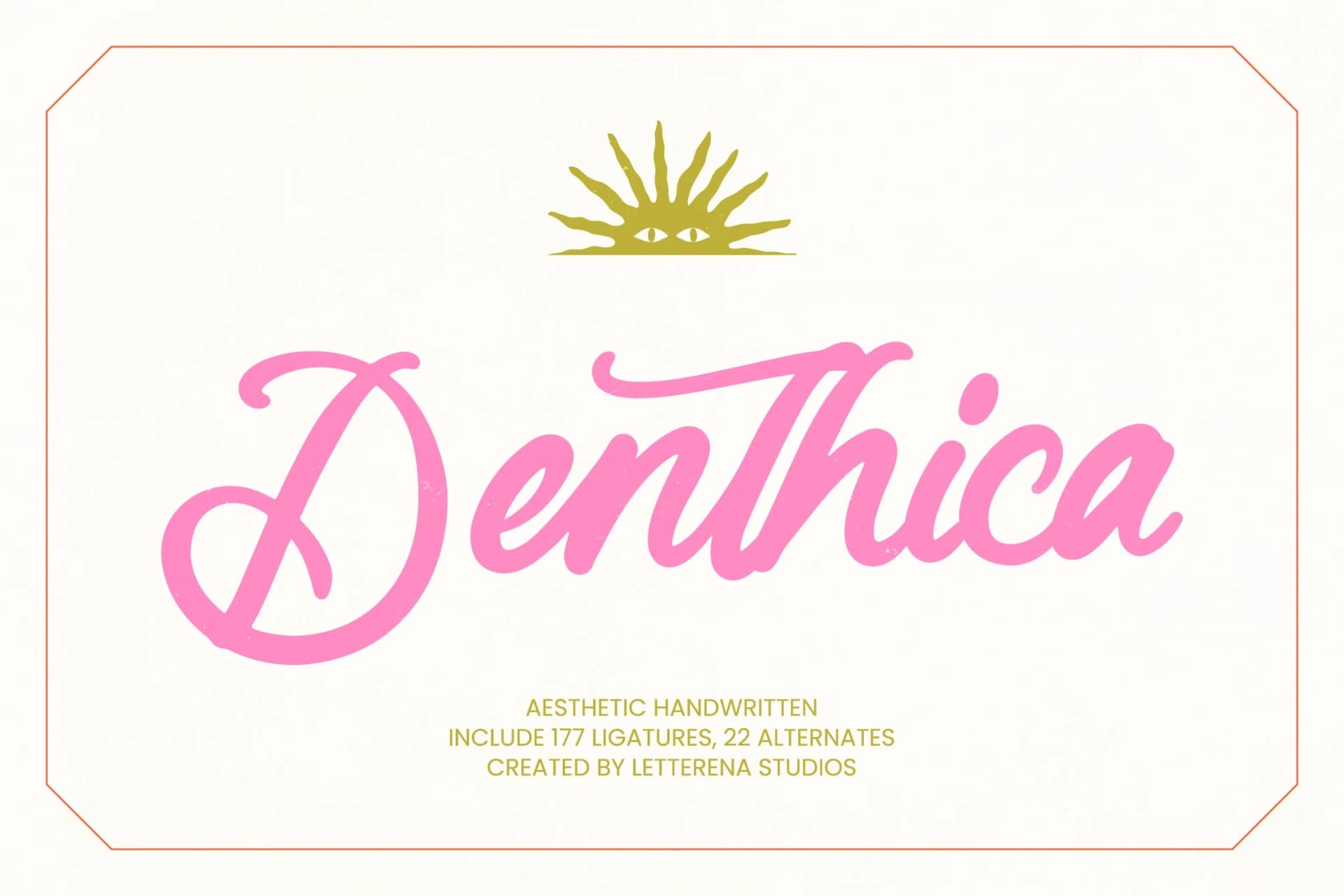 Preview 1 for Denthica - Aesthetic Handwritten