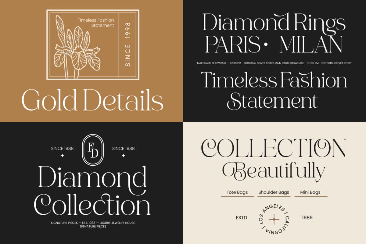 Collection Morning – Modern Contemporary Serif font preview 7