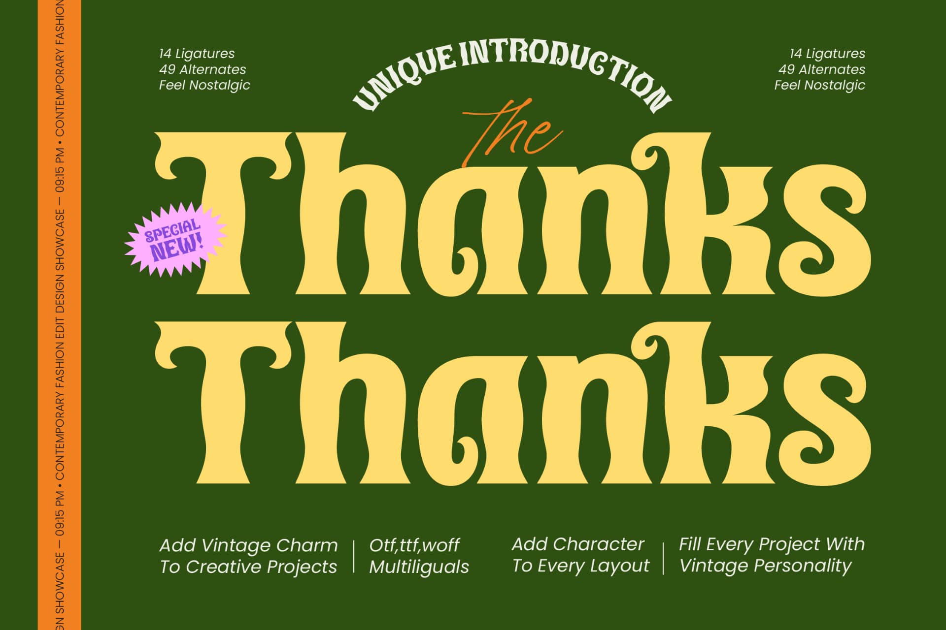 Preview 10 for Alchemy Mirage – Vintage Psychedelic Font