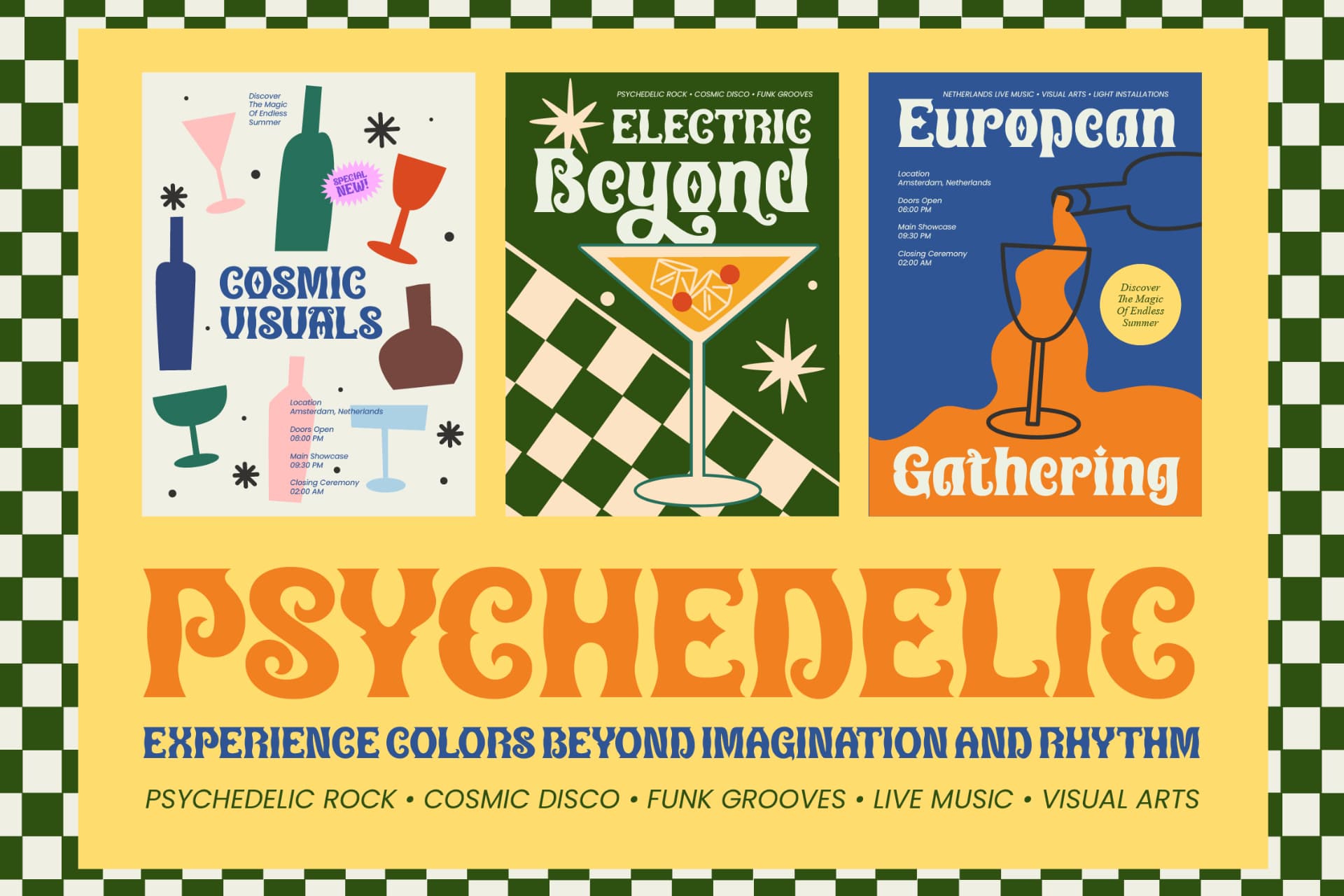 Preview 7 for Alchemy Mirage – Vintage Psychedelic Font