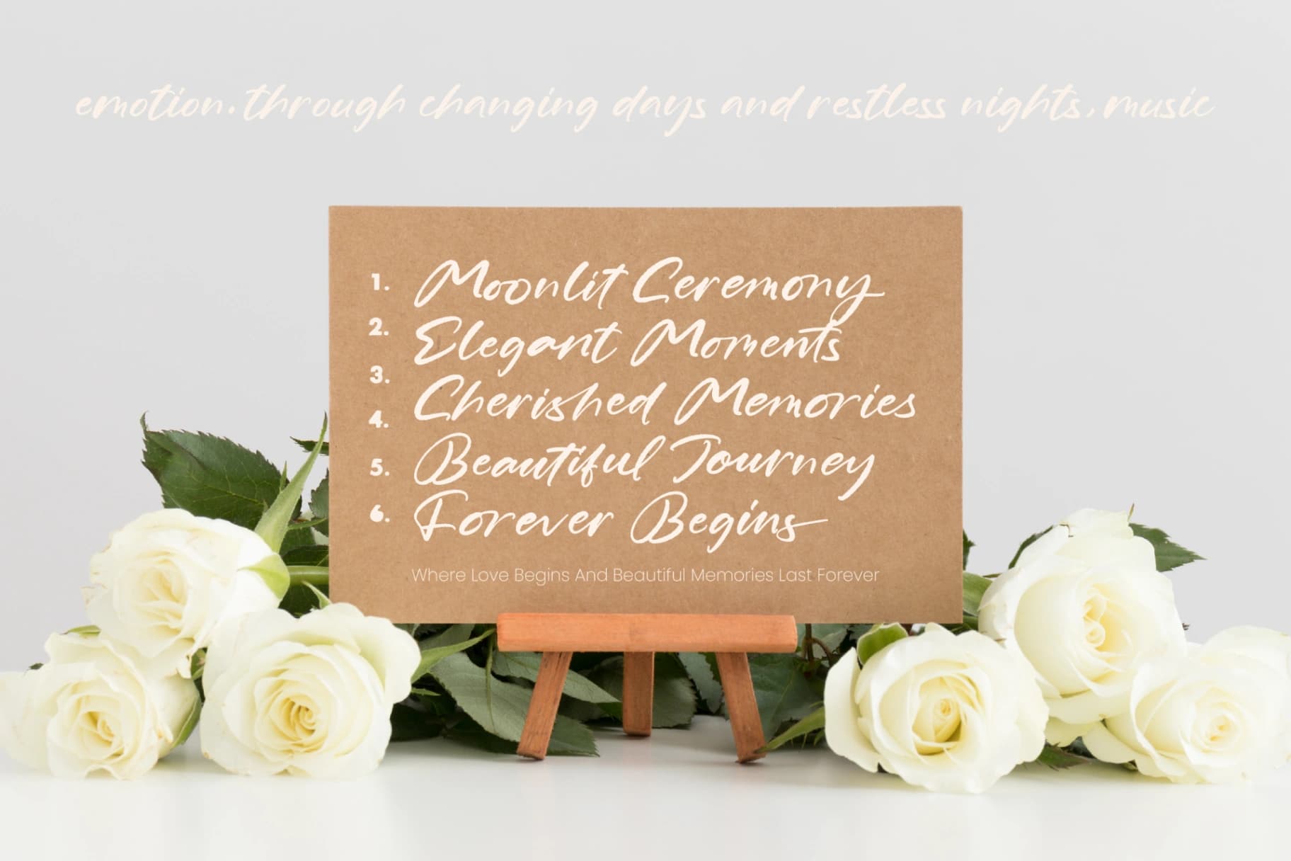 Preview 2 for Romantic Sunny - Modern Handwritten Calligraphy