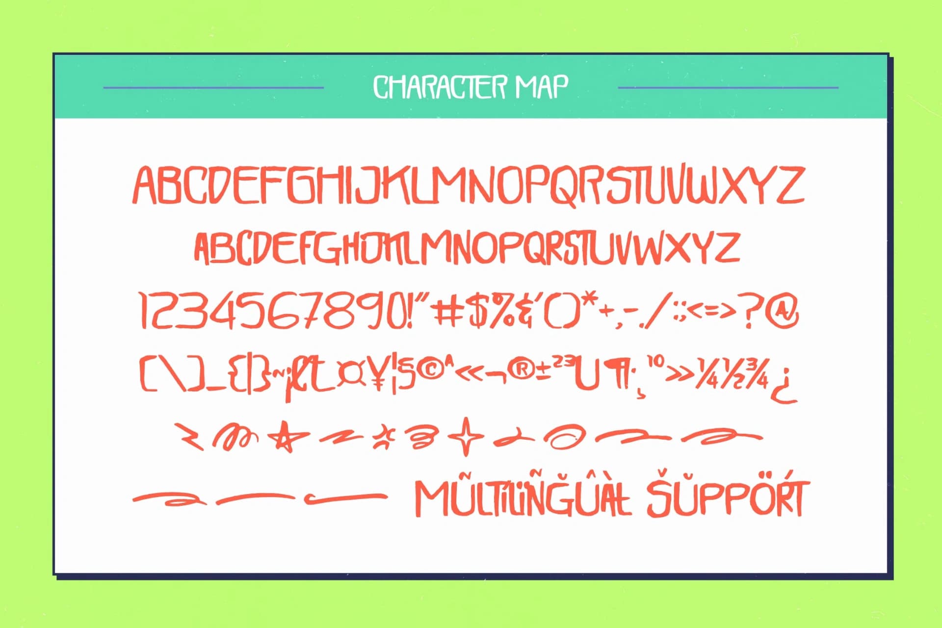 Preview 5 for Board Chaos - Handwritten Sans Serif