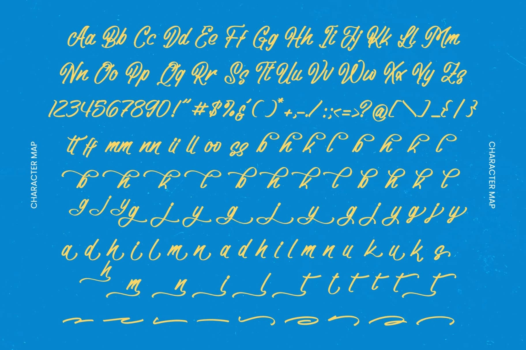 Preview 8 for Ballonk Stevihay - Bold Calligraphy Font