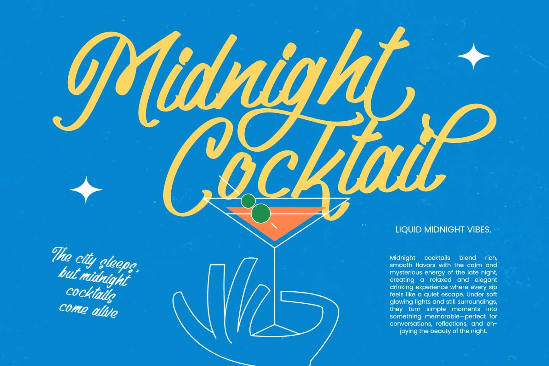 Preview 3 for Ballonk Stevihay - Bold Calligraphy Font