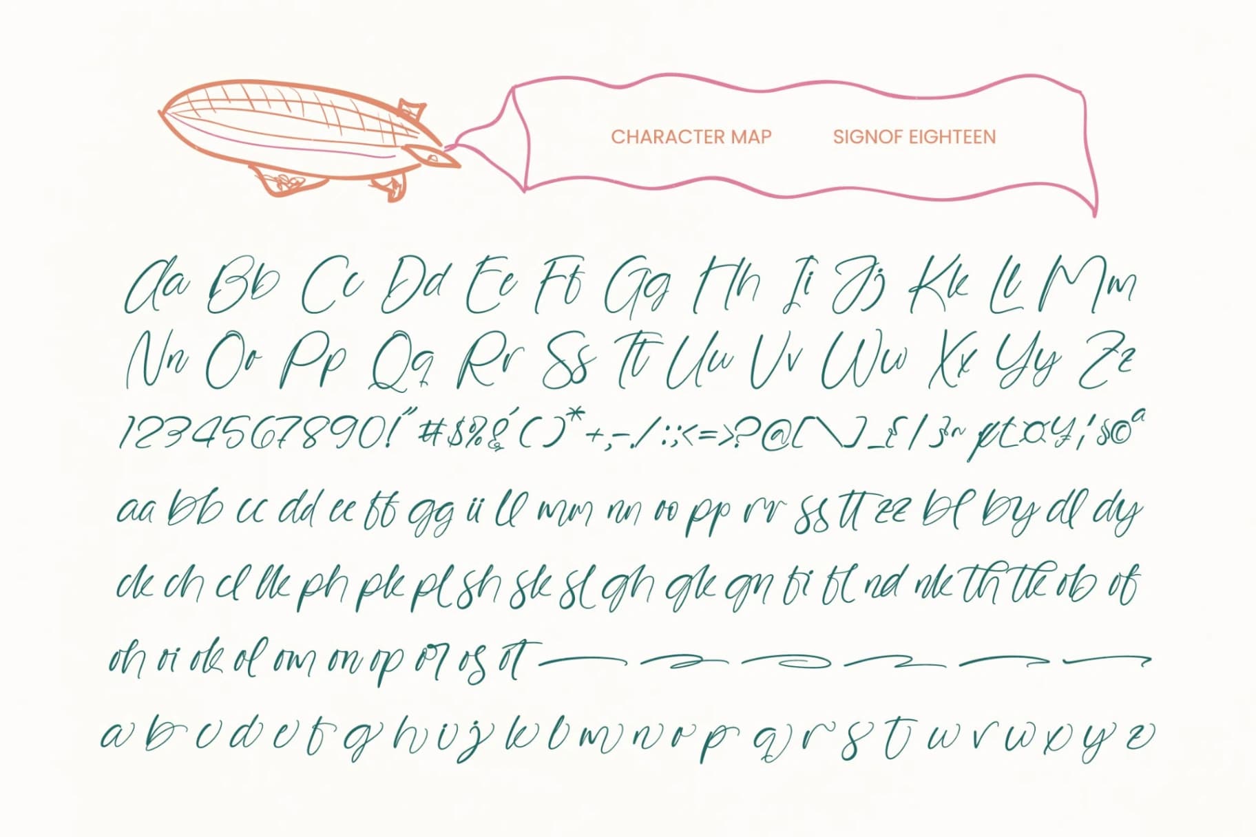Preview 6 for Signof Eighteen - Cute Handwritten