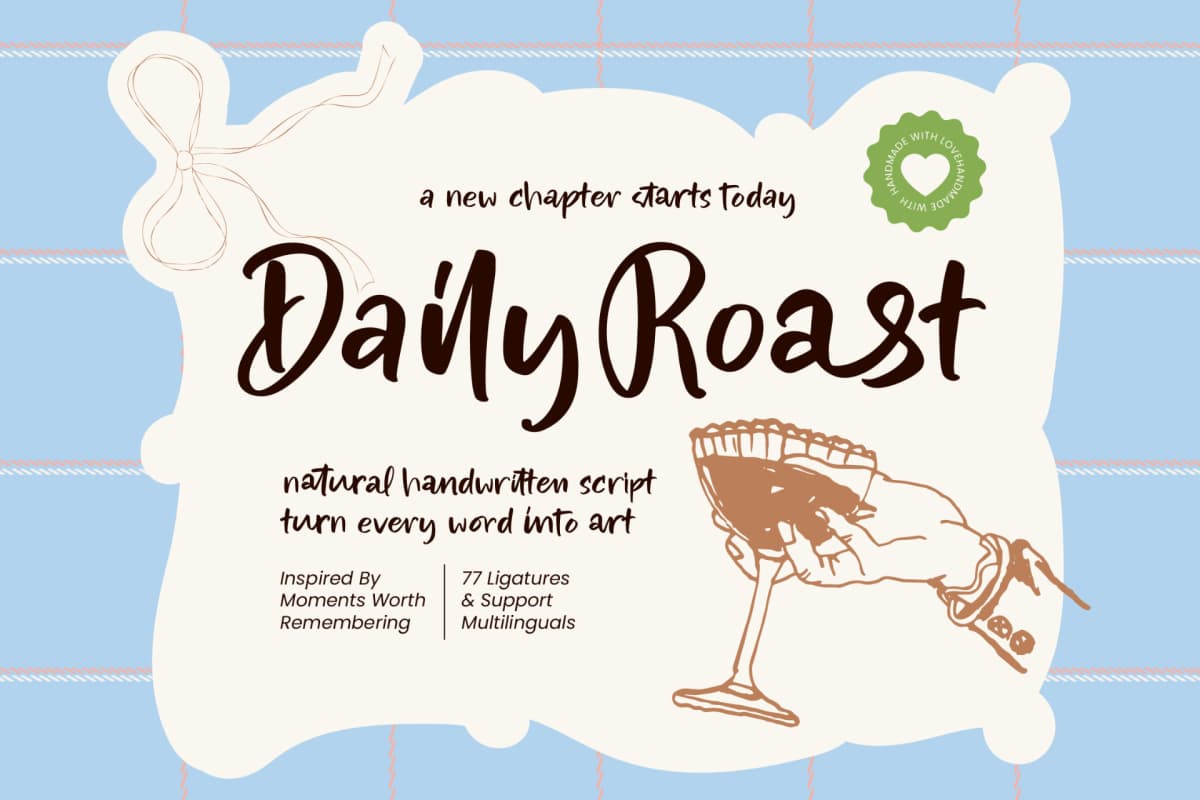 Preview 1 for Daily Roast - Natural Handwritten Script