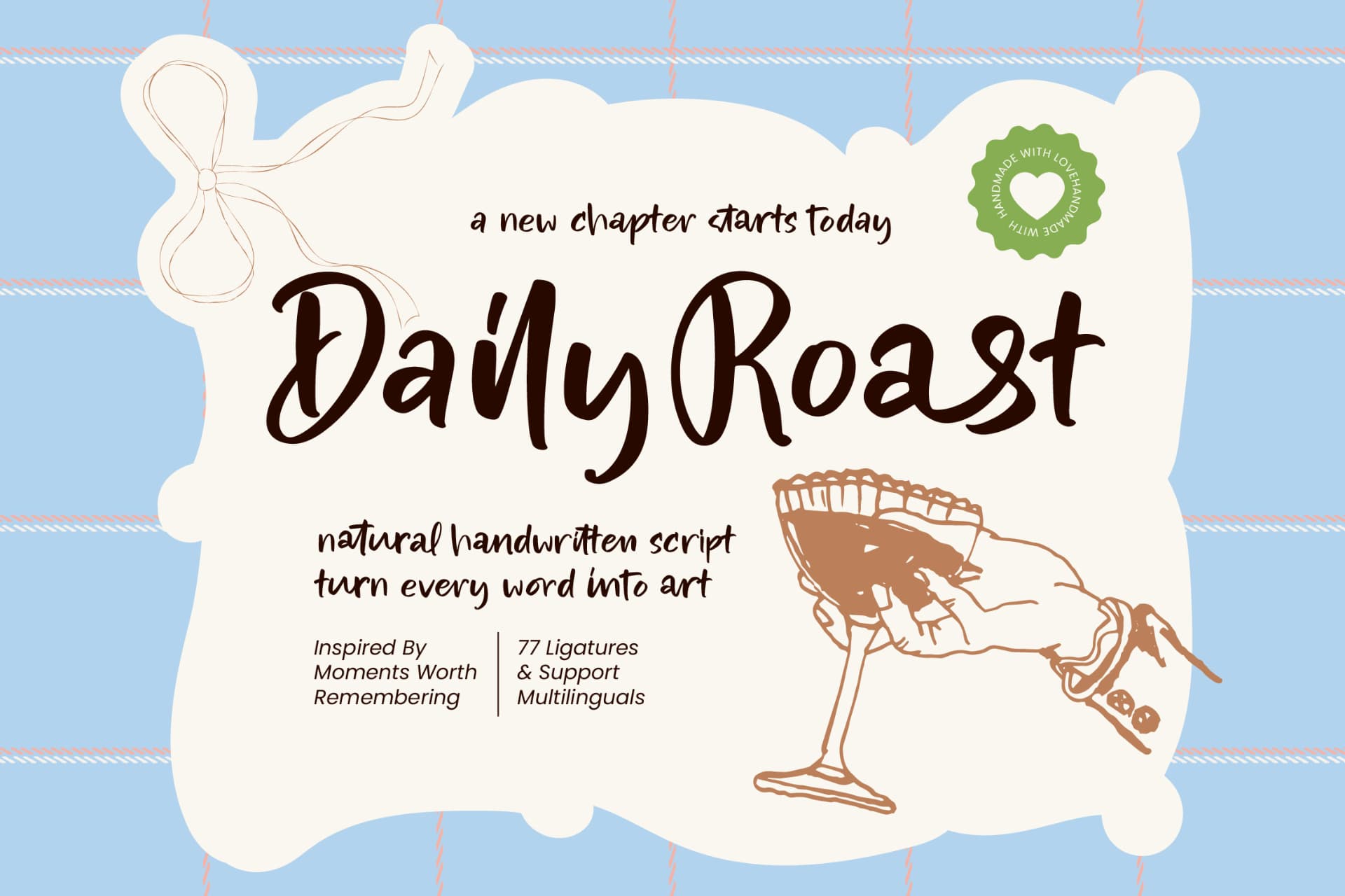 Preview 1 for Daily Roast - Natural Handwritten Script