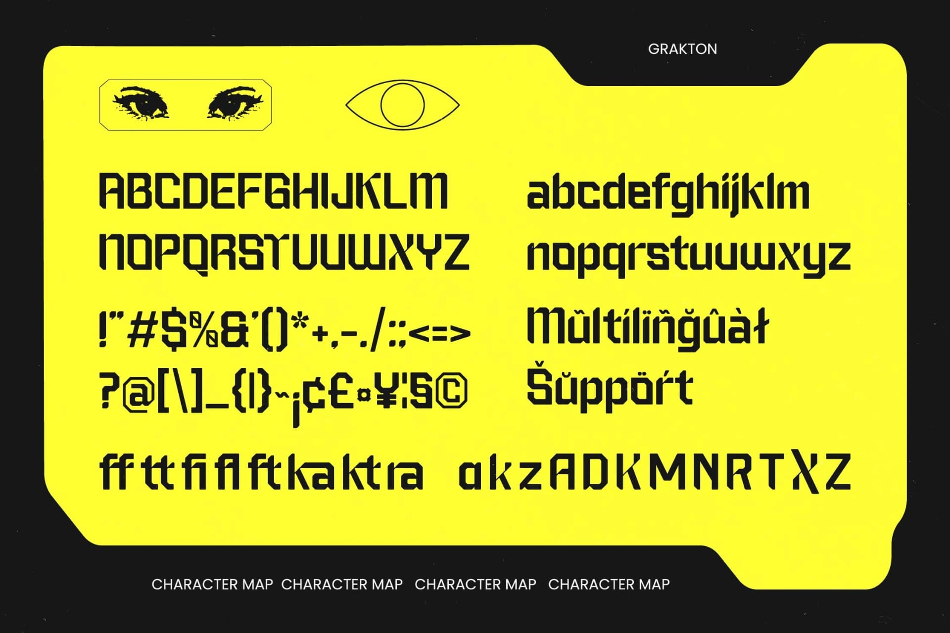Preview 9 for Grakton - Modern Futuristic Sans Serif