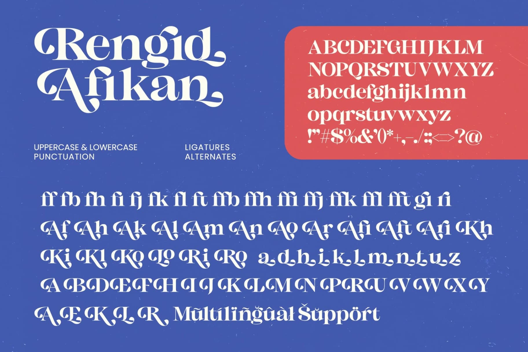 Preview 10 for Rengid Afikan - Bold Serif Display