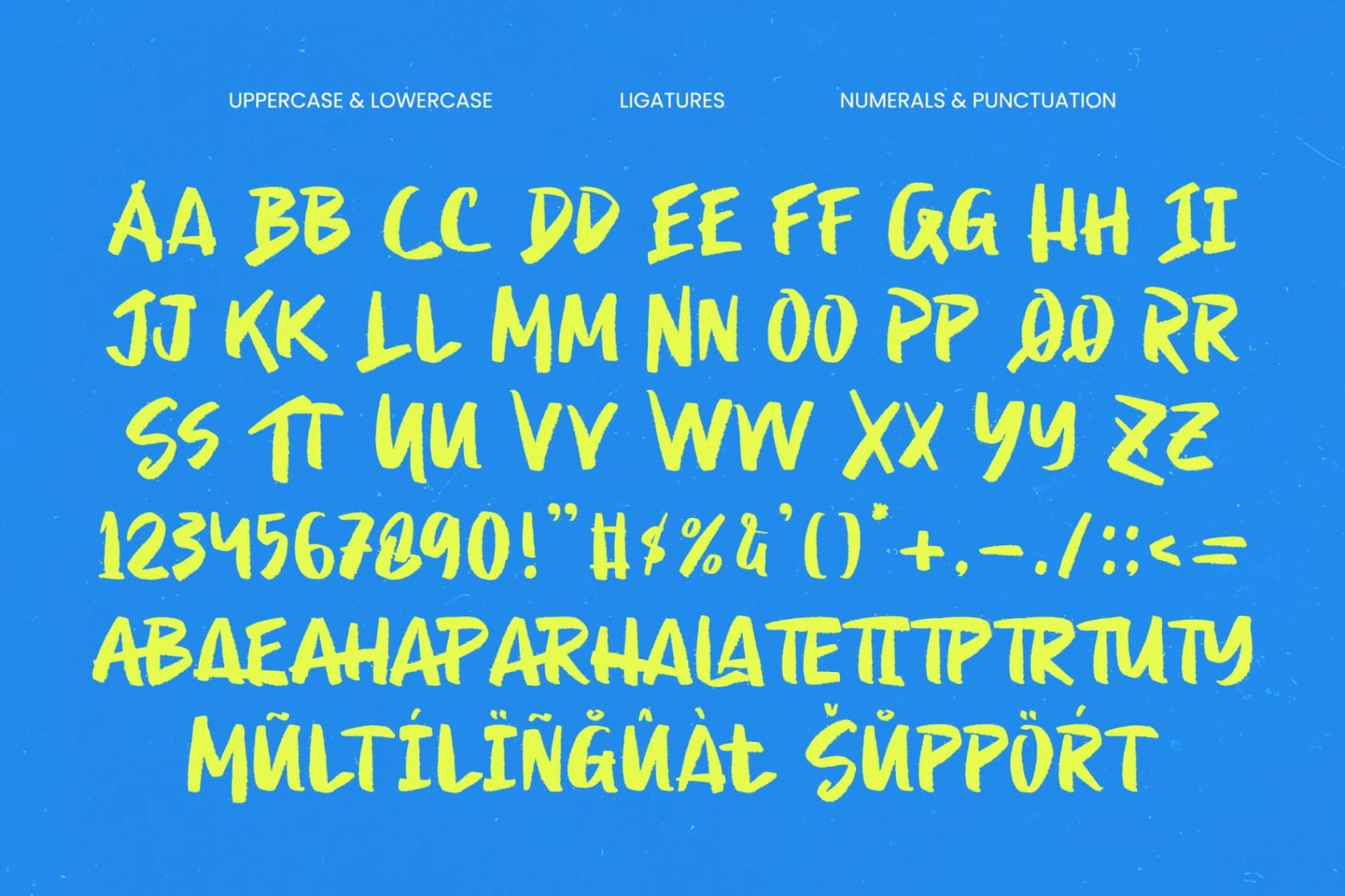 Preview 8 for Spark Jump - Display Brush Font