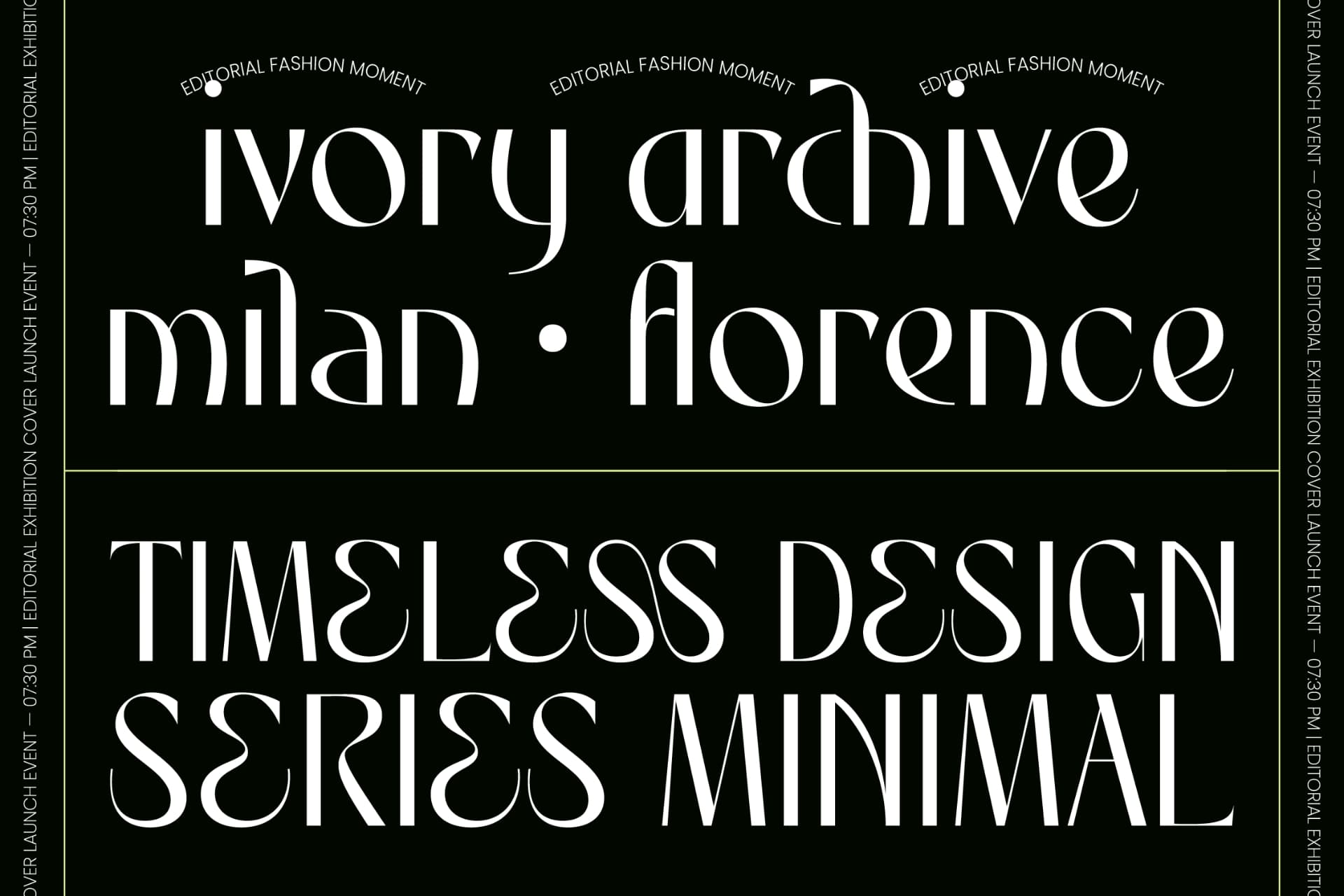 Preview 2 for Rhythm The Night - Modern Editorial Serif