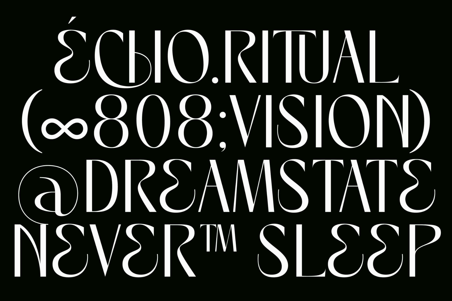 Preview 9 for Rhythm The Night - Modern Editorial Serif