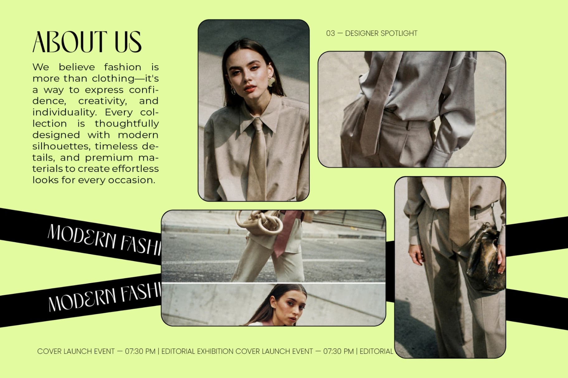 Preview 5 for Rhythm The Night - Modern Editorial Serif