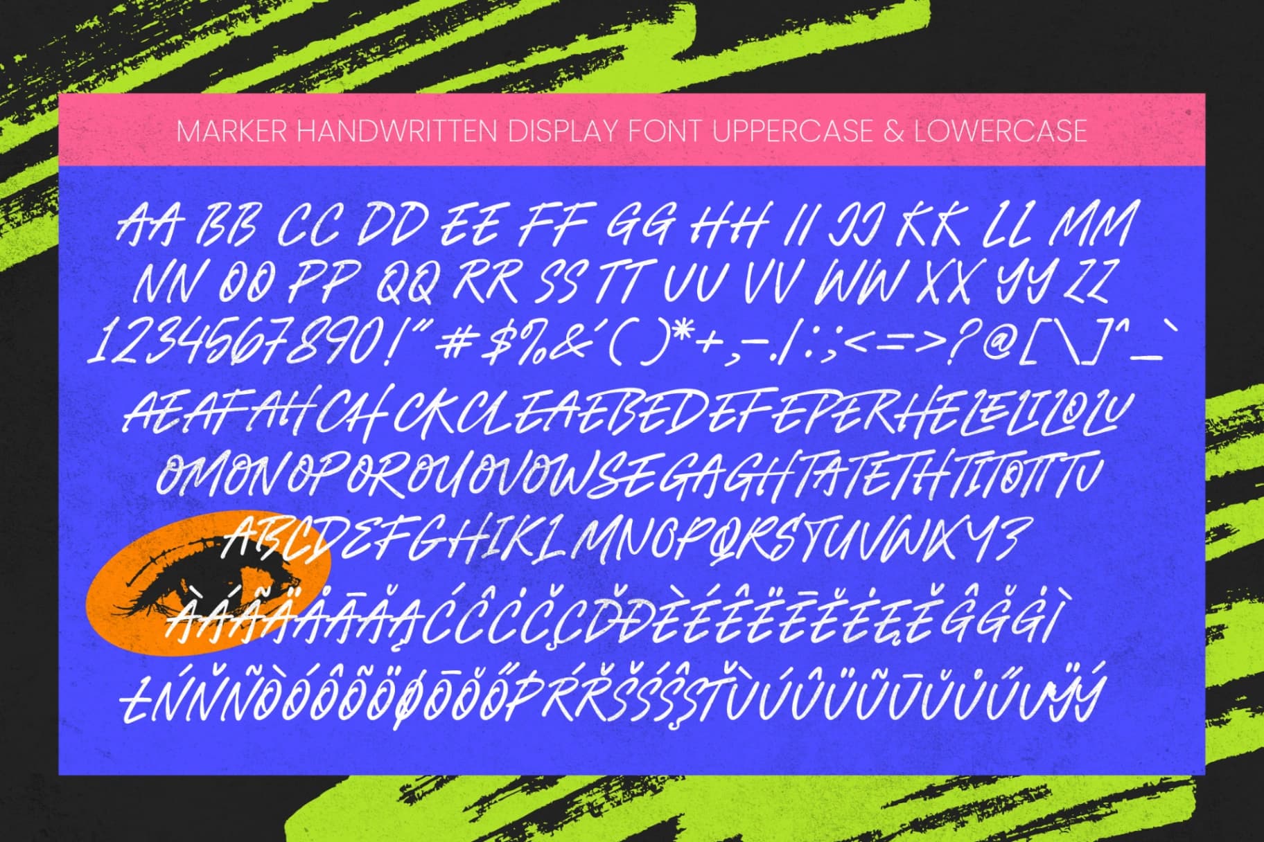 Preview 10 for Serlin Monarch - Marker Handwritten Display Font