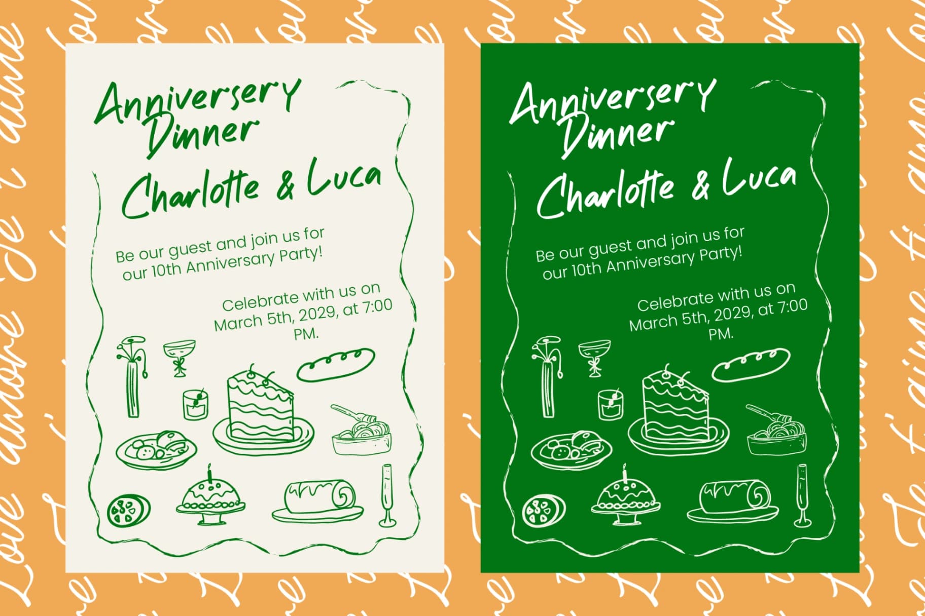 Preview 2 for Artisan Kitchen - Handwritten Font